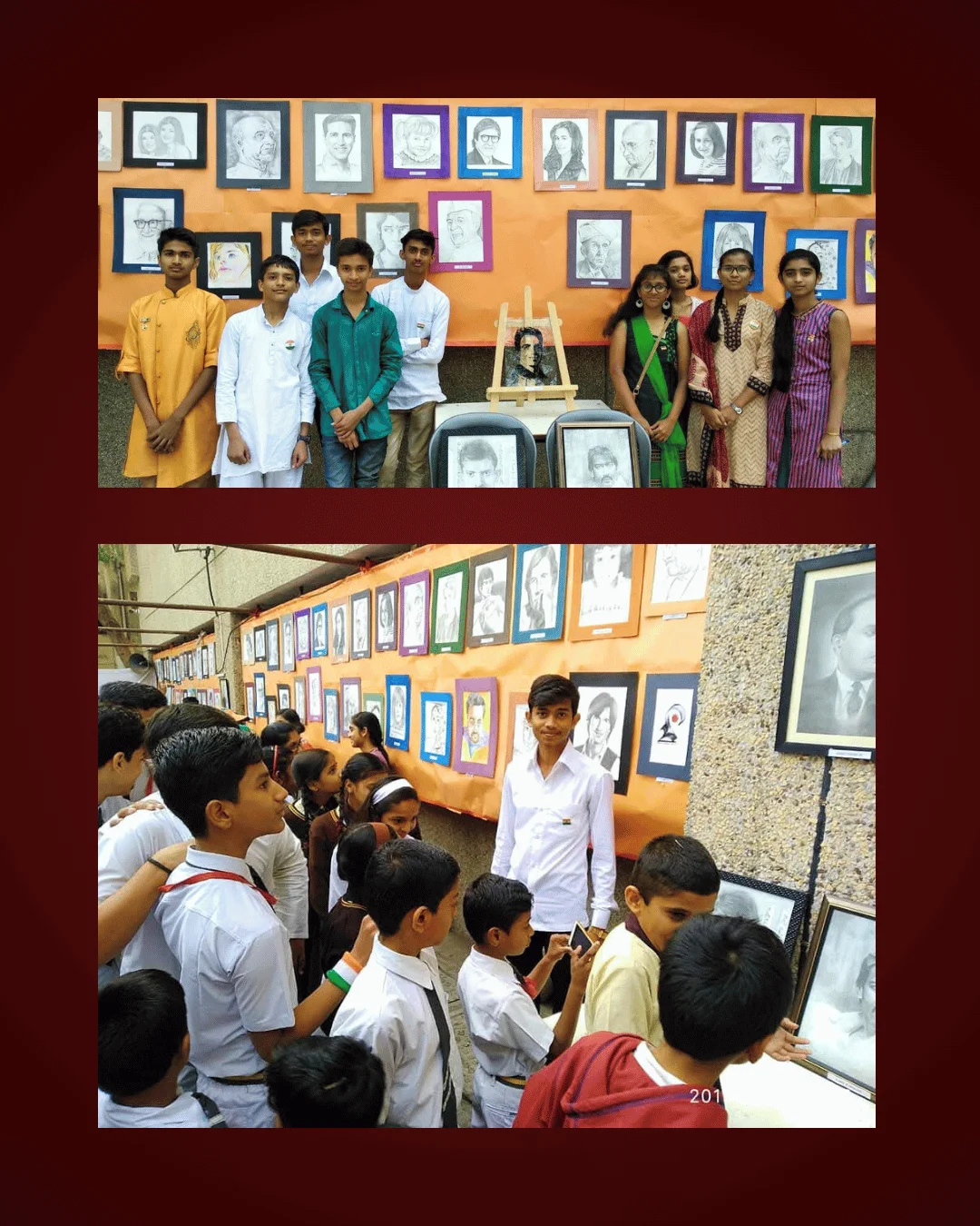 First exhibition photo (very young)