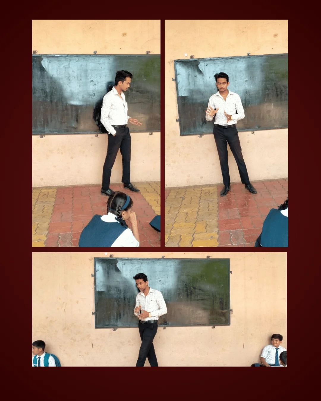 Teaching early days (bad dressing, poor hair)